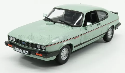 Burago - FORD ENGLAND CAPRI INJECTION 1982 LIGHT GREEN MET