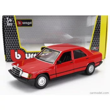 Burago - Mercedes Benz 190E 1984 Red