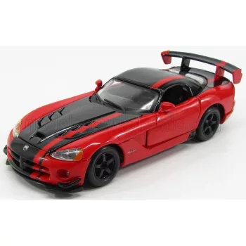   Burago - DODGE VIPER SRT-10 COUPE 2003 - WITH RED LINE RED BLACK