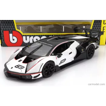 Burago - Lamborghini Essenza Scv12 N 12 2021 White Black
