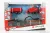 Burago - Massey Ferguson 8740S Tractor With Baler Lifter + Tipping Trailer + Tree Forwarder 2016 Red