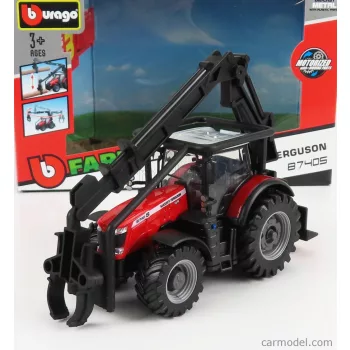 Burago - Massey Ferguson 8740S Tractor Loader 2016 Red