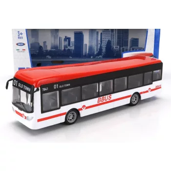 Burago - AUTOBUS BBUS - N 01 OLD TOWN WHITE RED