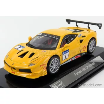 Burago - Ferrari 488 Challenge N 1 2016 Yellow