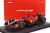 Burago - FERRARI F1  SF-23 TEAM SCUDERIA FERRARI N 16 SEASON 2023 CHARLES LECLERC - WITH PILOT AND SHOWCASE - EXCLUSIVE CARMODEL RED BLACK