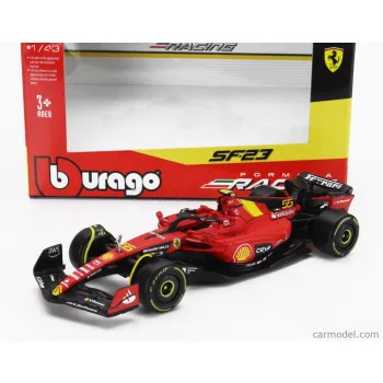   Burago - Ferrari SF-23 Team Scuderia Ferrari #55 Carlos Sainz jr. 3rd Italian GP (Monza) Formula 1 2023