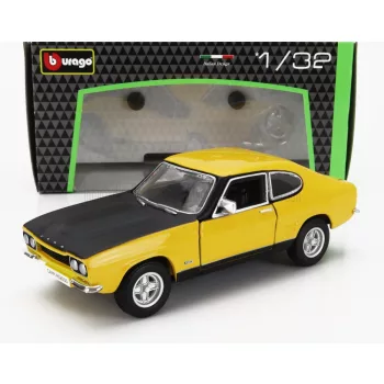 Burago - FORD ENGLAND CAPRI RS 2600 COUPE 1970 YELLOW BLACK
