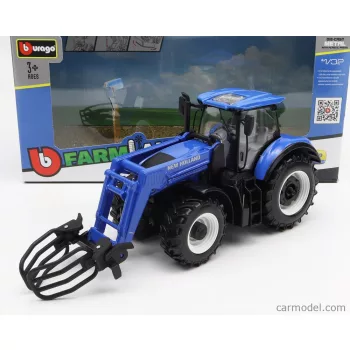 Burago - New Holland T7.315 Tractor 2009 Blue