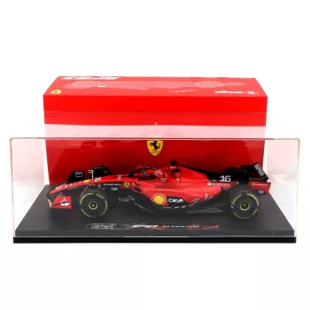   Burago - Ferrari SF-23 #16 Charles Leclerc Formula 1 2023with display caseBburago