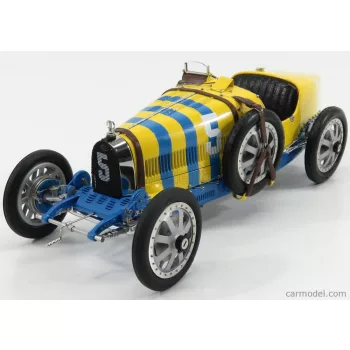   Cmc - Bugatti T35 Suede N 5 Nation Coulor Project Sweden 1924 Yellow Blue