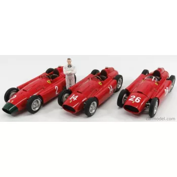   Cmc - Ferrari Set 3X F1  D50 Short Nose N 14 French Gp 1956 Collins - F1  D50 Long Nose N 2 German Gp 1956 Collins - F1  D50 N 26 Monza Italy Gp 1956 Collins Red