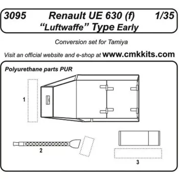   CMK - Renault UE 630 (f) Luftwaffe Type Early für Tamiya Bausatz