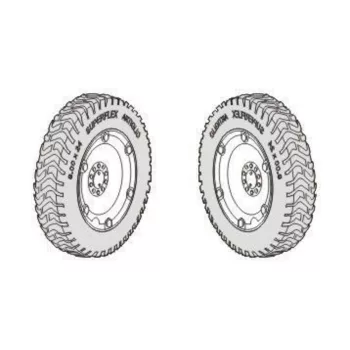   CMK - Autoblinda AB.43/Pz.Sp.Wg.AB.203 (i) spare wheels set for Italeri kit