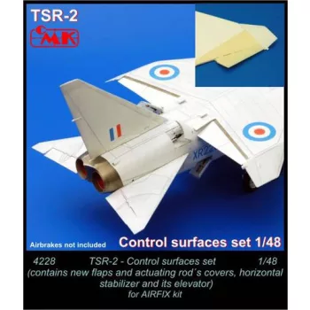 CMK - TSR-2 Control Surfaces Set für Airfix Bausatz