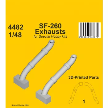 CMK - 1/48 SF-260 Exhausts  / for SH kits