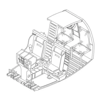CMK - OH-6 interior für Dragon Bausatz