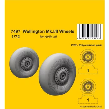 CMK - Wellington Mk.II Wheels 1/72 / for Airfix kit