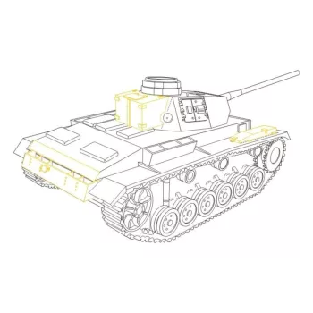   CMK - Pz.Kpfw. III Ausf. L ''control tank'' für Tamiya-Bausatz