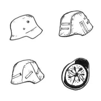 CMK - German WWII Helmets (6pcs)