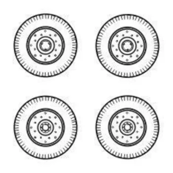 CMK - Chevrolet C.15A wheels small type 9x16 (Firestone)