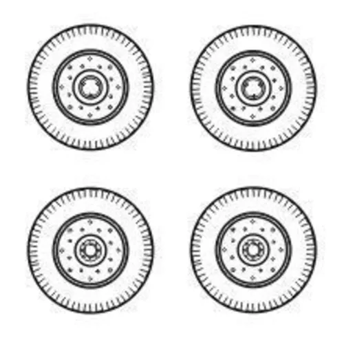 CMK - Chevrolet C.15A wheels small type 9x16 (Firestone)