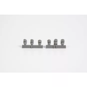   CMK - Heads of German WW2 Infantry Troops with Winter Headwear (6 pcs)