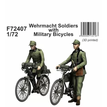 CMK - 1/72 Wehrmacht Soldiers with Military Bicycles