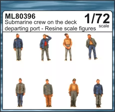 CMK - Submarine crew on the deck departing port