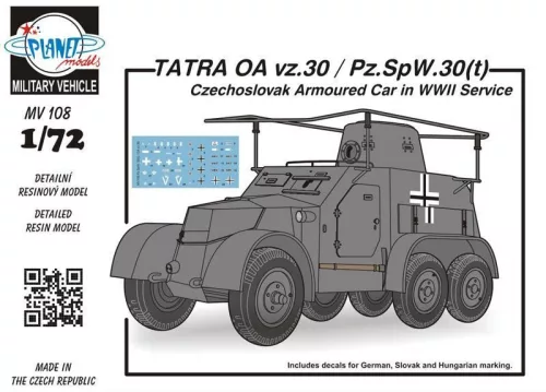 CMK - 1/72 TATRA OA vz.30 / Pz.SpW.30(t) Czechoslovak Ar