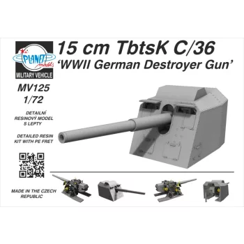 CMK - 1/72 15 cm TbtsK C/36 ‘WWII German Destroyer Gun’