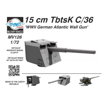   CMK - 1/72 15 cm TbtsK C/36 ‘WWII German Atlantic Wall Gun’