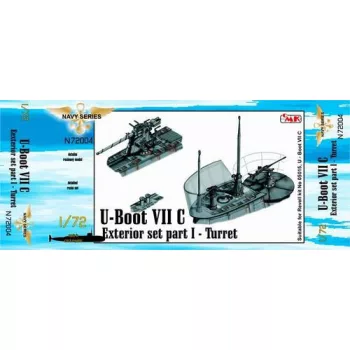   CMK - U-Boot Typ VII C Außendetails I Turm für Revell-Bausatz