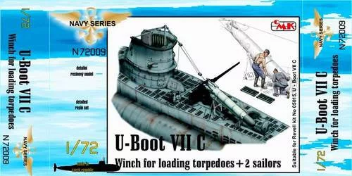 CMK - U-Boot Typ VII C Torpedowinsch für Revell-Bausatz