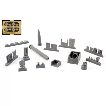   CMK - U-Boot IX Stern Torpedo w/Loading Winch and Cart,for Revell kit