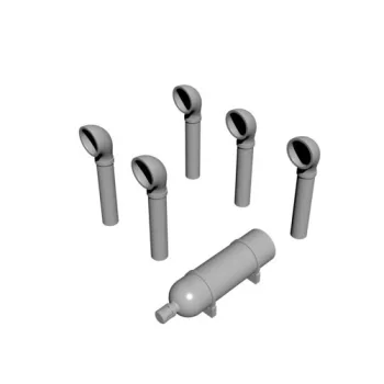   CMK - PT-109 Boat Deck Set(Smoke Generator, Ventilation Funnels)