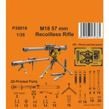 CMK - 1/35 M18 57 mm Recoilless Rifle