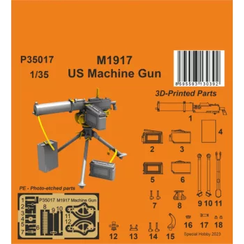 CMK - 1/35 M1917 US Machine Gun 1/35
