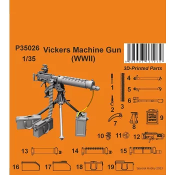 CMK - Vickers Machine Gun (WWII variant) 1/35
