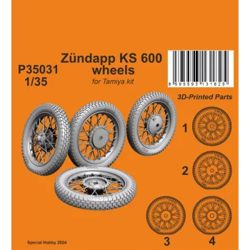 CMK - 1/35 Zündapp KS 600 Wheels 1/35
