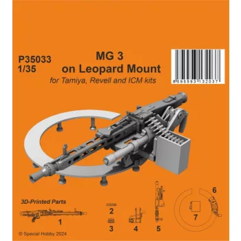   CMK - 1/35 MG 3 on Leopard Mount / form Tamiya, Revell and ICM kits