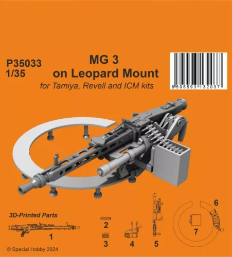 CMK - 1/35 MG 3 on Leopard Mount / form Tamiya, Revell and ICM kits