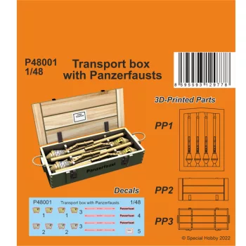 CMK - 1/48 Transport box with Panzerfausts