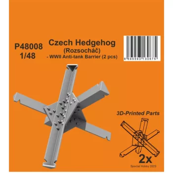   CMK - 1/48 Czech Hedgehog (Rozsocháč) - WWII Anti-tank Barrier (2 pcs)