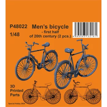   CMK - 1/48 Men's bicycle - first half of 20th century (2 pcs.)