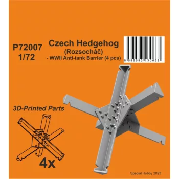   CMK - 1/72 Czech Hedgehog (Rozsocháč) - WWII Anti-tank Barrier (6 pcs)