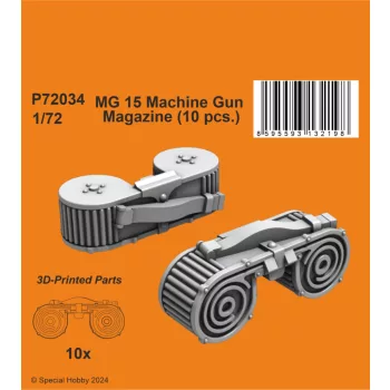 CMK - 1/72 MG 15 Machine Gun Magazine (10 pcs.)