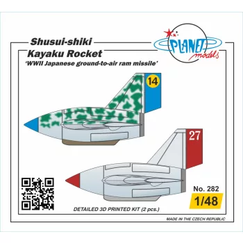   CMK - 1/48 Shusui-shiki Kayaku Rocket ‘WWII Japanese ground-to-air ram missile’ 2 pcs