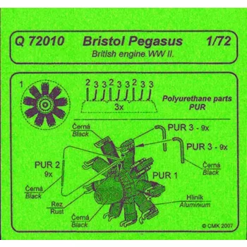 CMK - Bristol Pegasus British engine