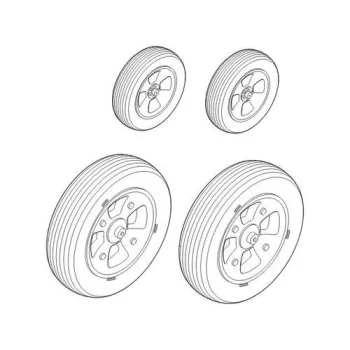 CMK - Canberra PR.9 Wheel set