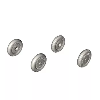CMK - Bf 109G-6 Wheel set (smooth and ribbed tyres)